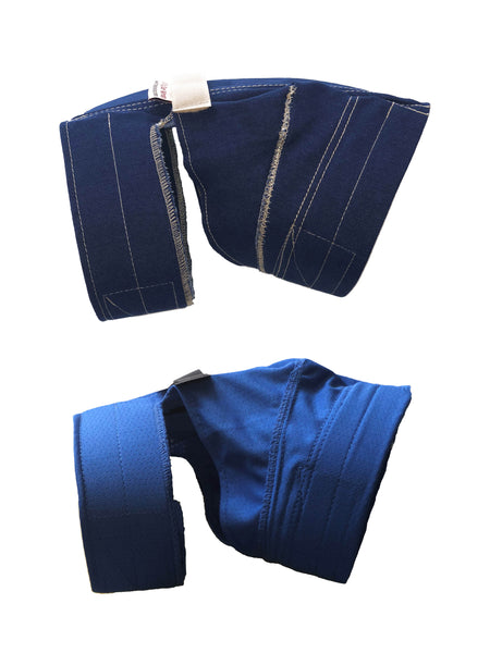 DOG No Flap Ear Wrap Denim/Pinpoint Combo Kit